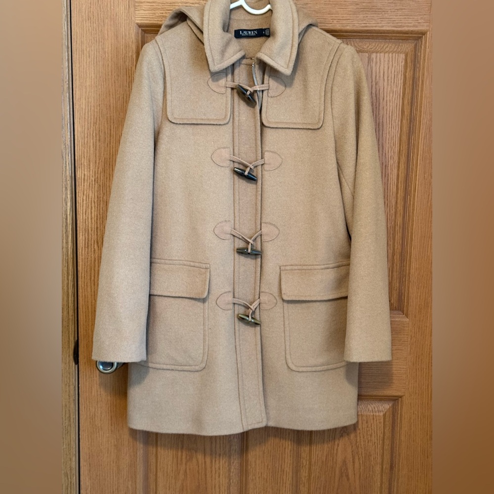 Ralph Lauren Black Label Tan Pea Coat